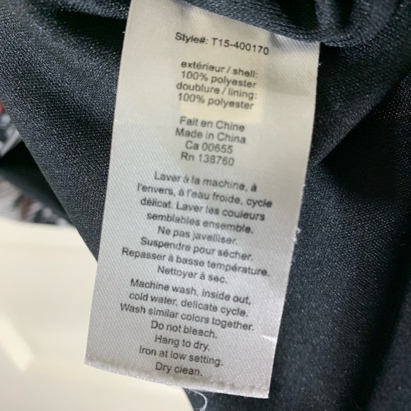 Stork & Babe XS Sleeveless Tunic Black Red Roses White Flowy Midi Dress - Picture 11 of 12